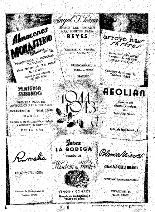 ABC MADRID 31-12-1943 página 8