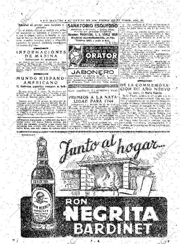 ABC MADRID 04-01-1944 página 24