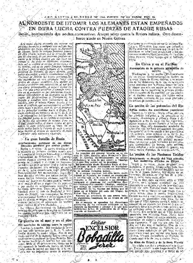 ABC MADRID 04-01-1944 página 25