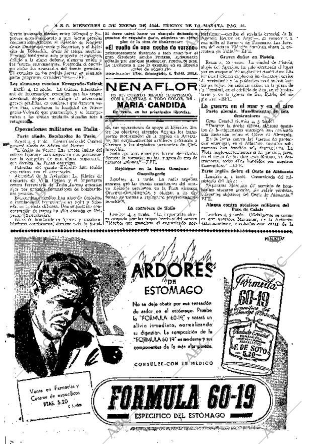 ABC MADRID 05-01-1944 página 10