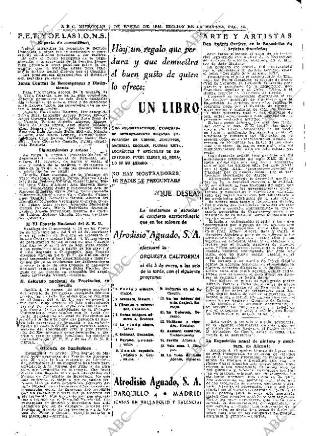 ABC MADRID 05-01-1944 página 12