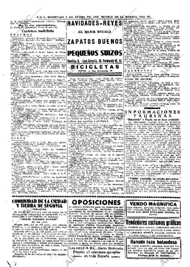 ABC MADRID 05-01-1944 página 22