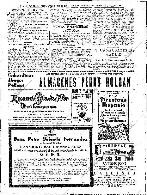 ABC SEVILLA 05-01-1944 página 14