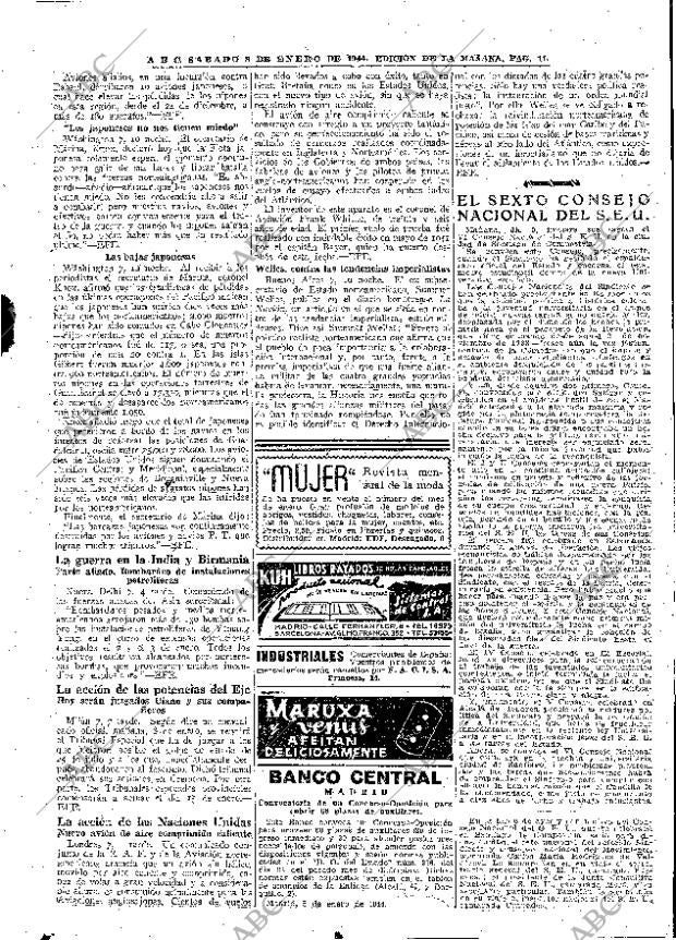 ABC MADRID 08-01-1944 página 11