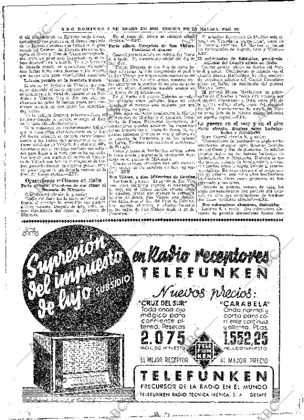 ABC MADRID 09-01-1944 página 22