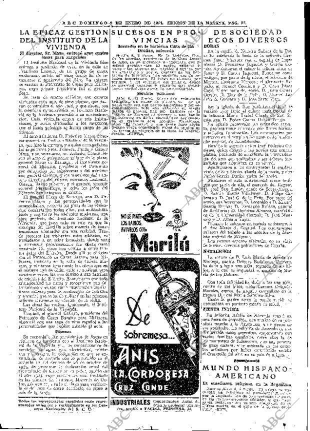 ABC MADRID 09-01-1944 página 27