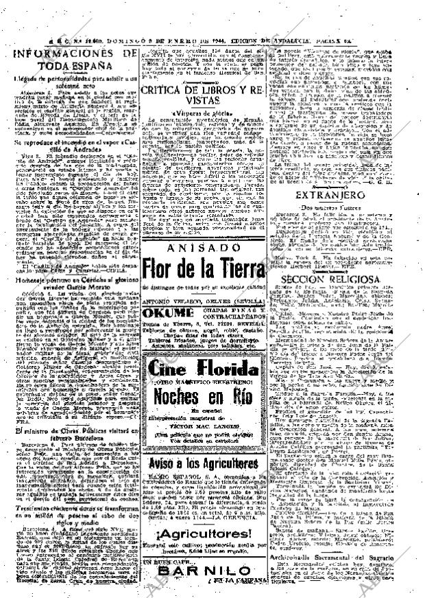 ABC SEVILLA 09-01-1944 página 12