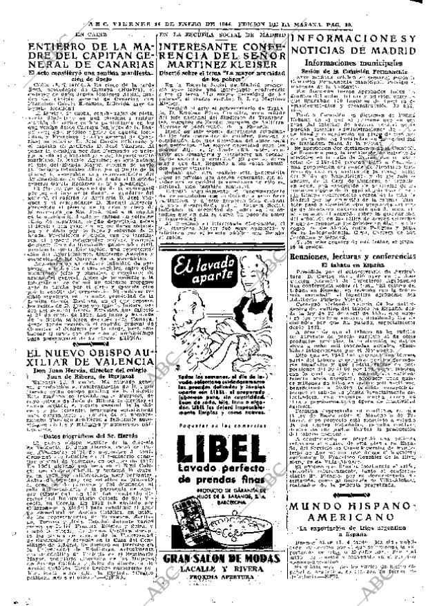 ABC MADRID 14-01-1944 página 10