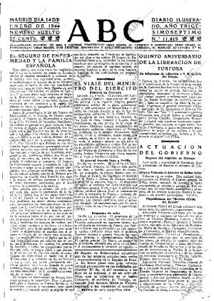 ABC MADRID 14-01-1944 página 7