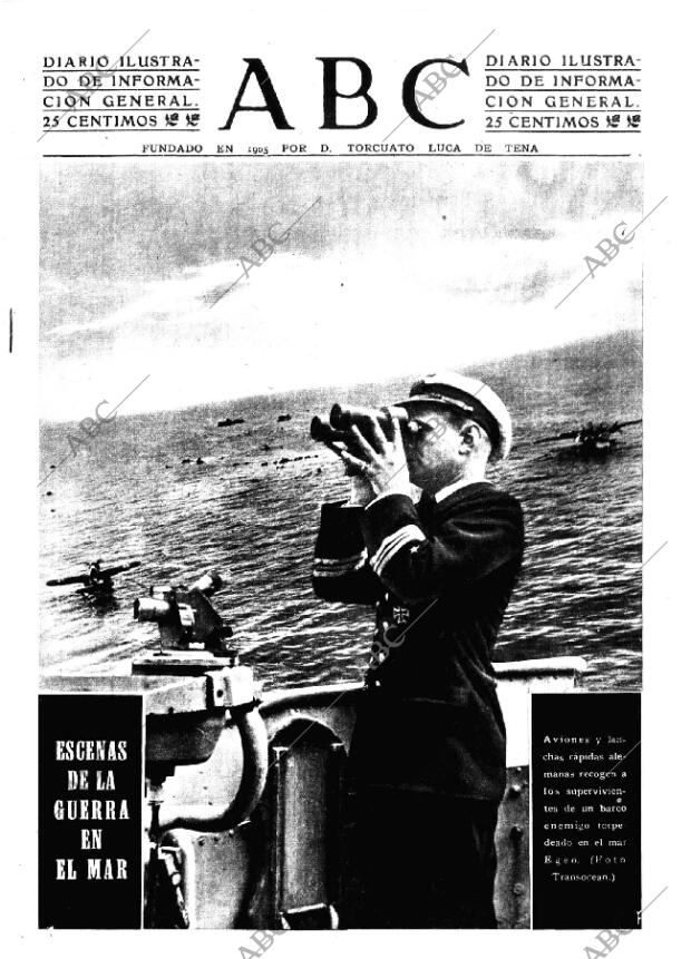 ABC MADRID 15-01-1944 página 1