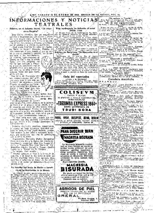 ABC MADRID 15-01-1944 página 16