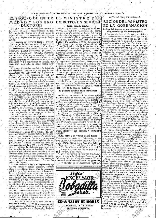 ABC MADRID 15-01-1944 página 9
