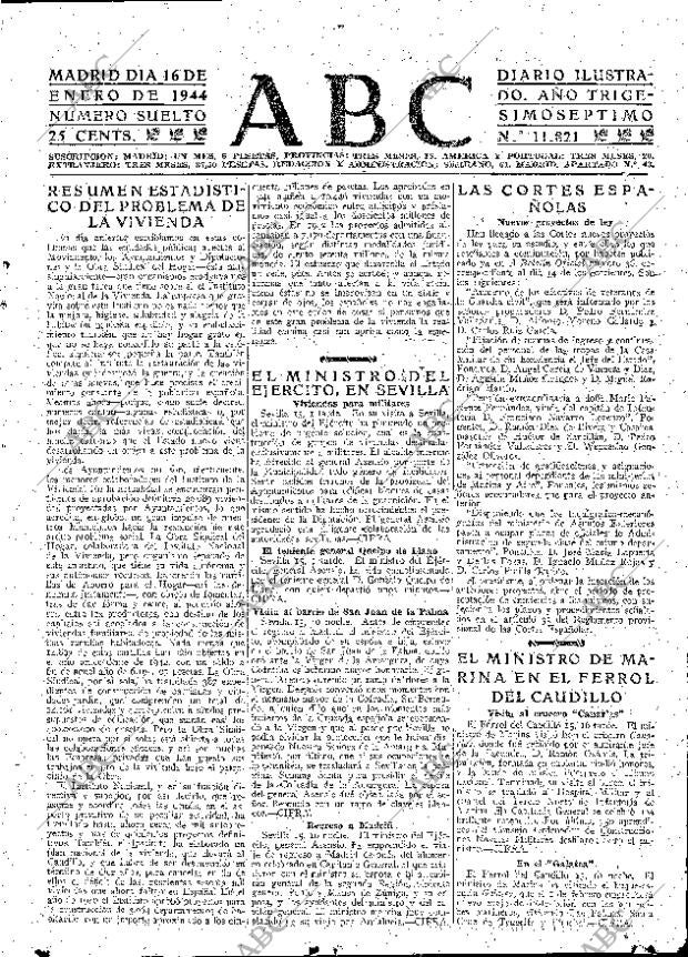 ABC MADRID 16-01-1944 página 23