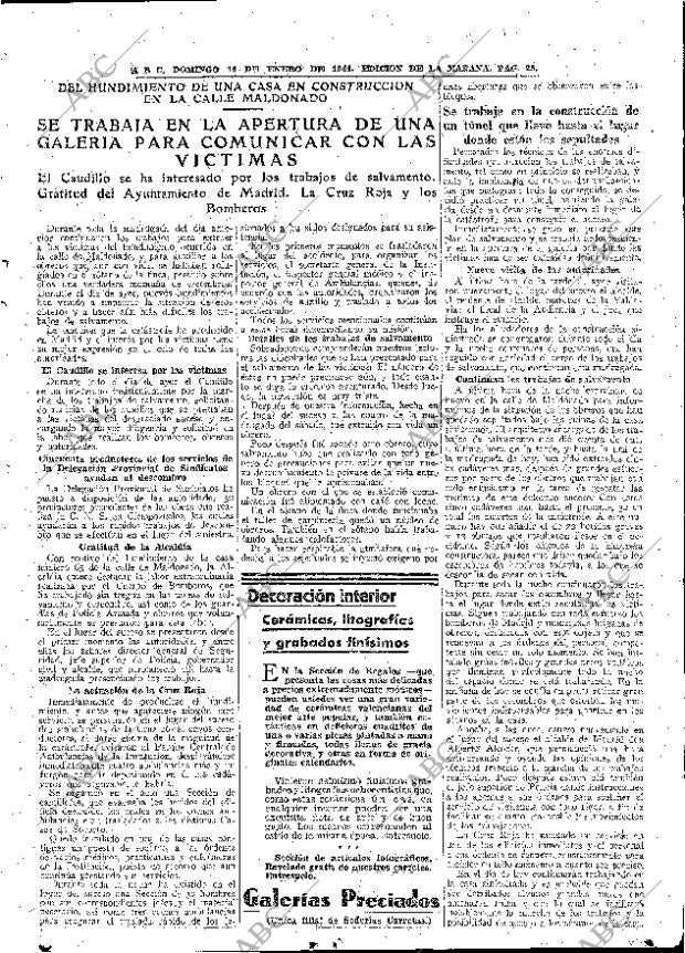 ABC MADRID 16-01-1944 página 25