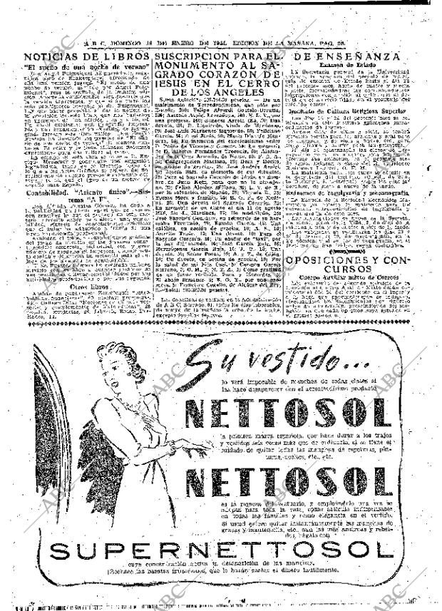 ABC MADRID 16-01-1944 página 26