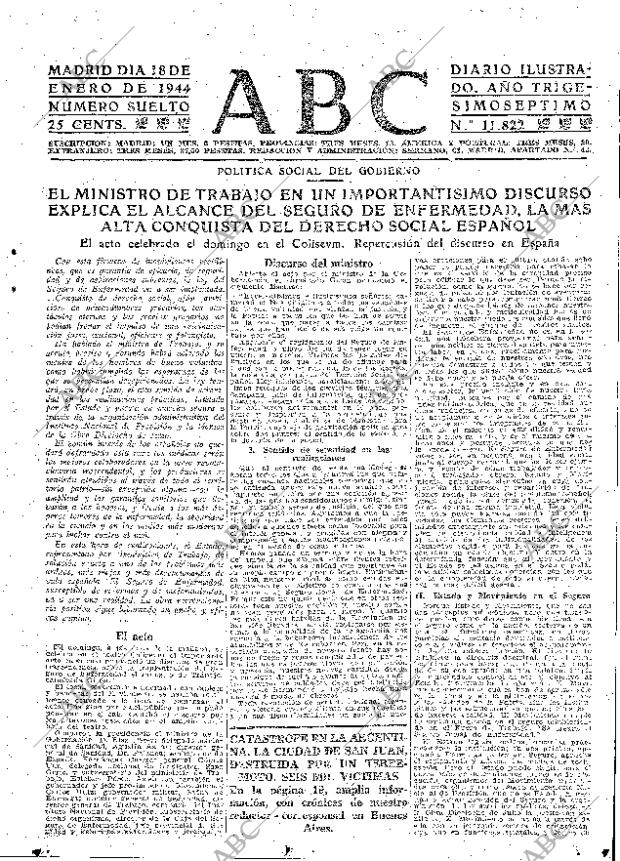 ABC MADRID 18-01-1944 página 15