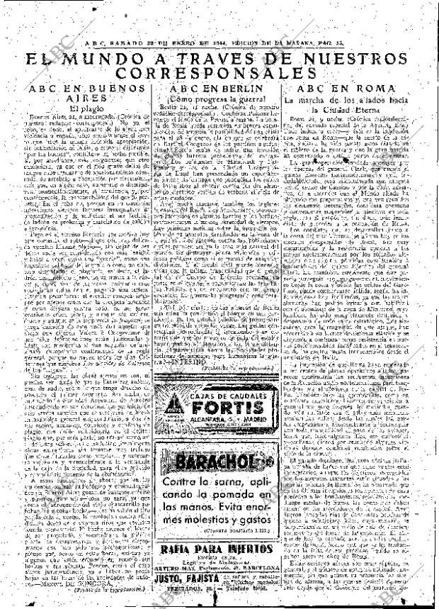 ABC MADRID 22-01-1944 página 15