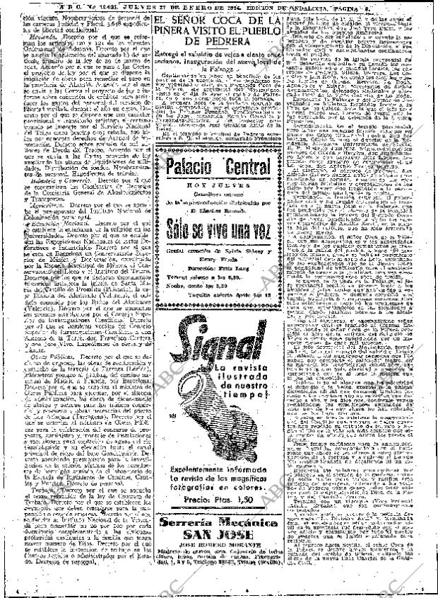 ABC SEVILLA 27-01-1944 página 8
