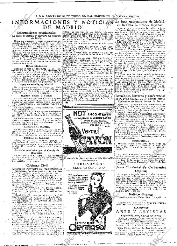 ABC MADRID 30-01-1944 página 34