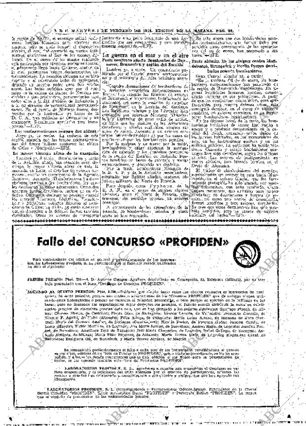 ABC MADRID 01-02-1944 página 16