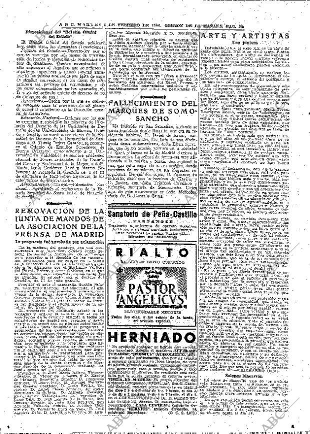 ABC MADRID 01-02-1944 página 20