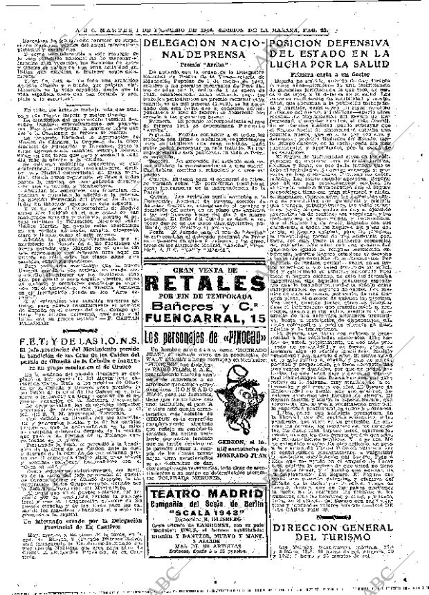 ABC MADRID 01-02-1944 página 22