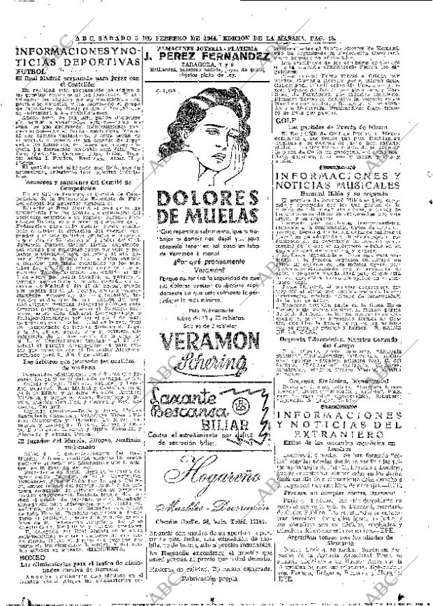 ABC MADRID 05-02-1944 página 18