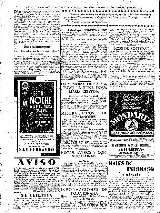 ABC SEVILLA 08-02-1944 página 11