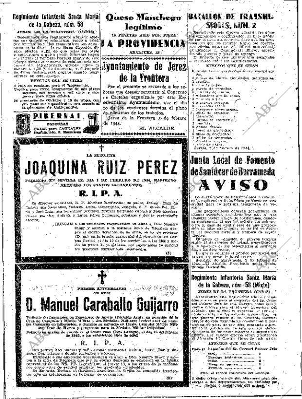 ABC SEVILLA 09-02-1944 página 12