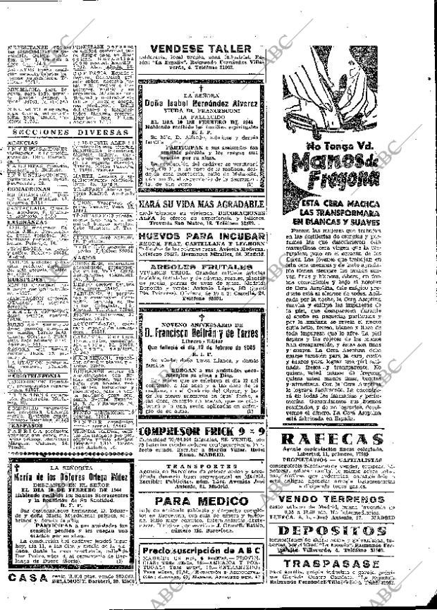 ABC MADRID 11-02-1944 página 19