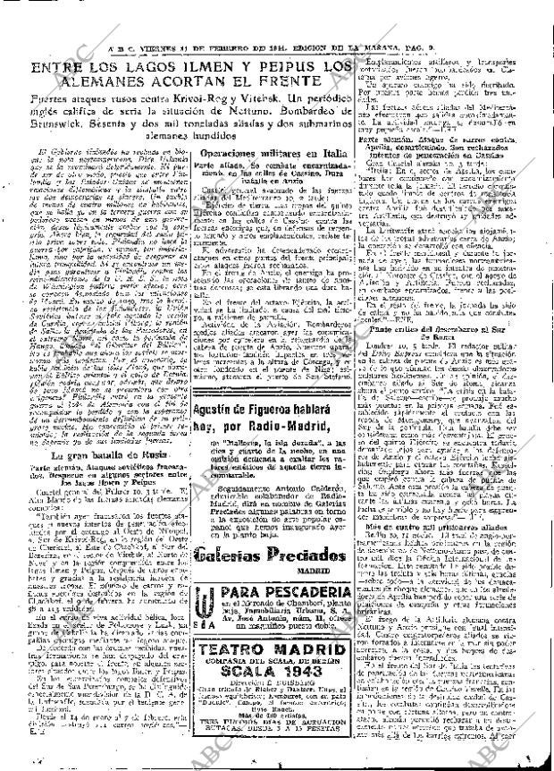 ABC MADRID 11-02-1944 página 9