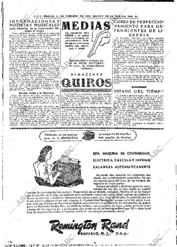 ABC MADRID 15-02-1944 página 24