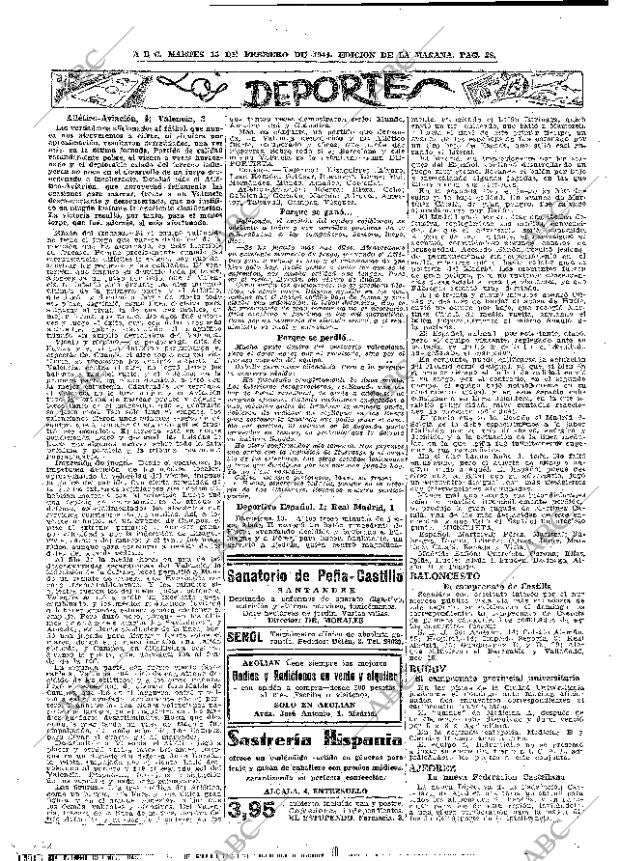 ABC MADRID 15-02-1944 página 28