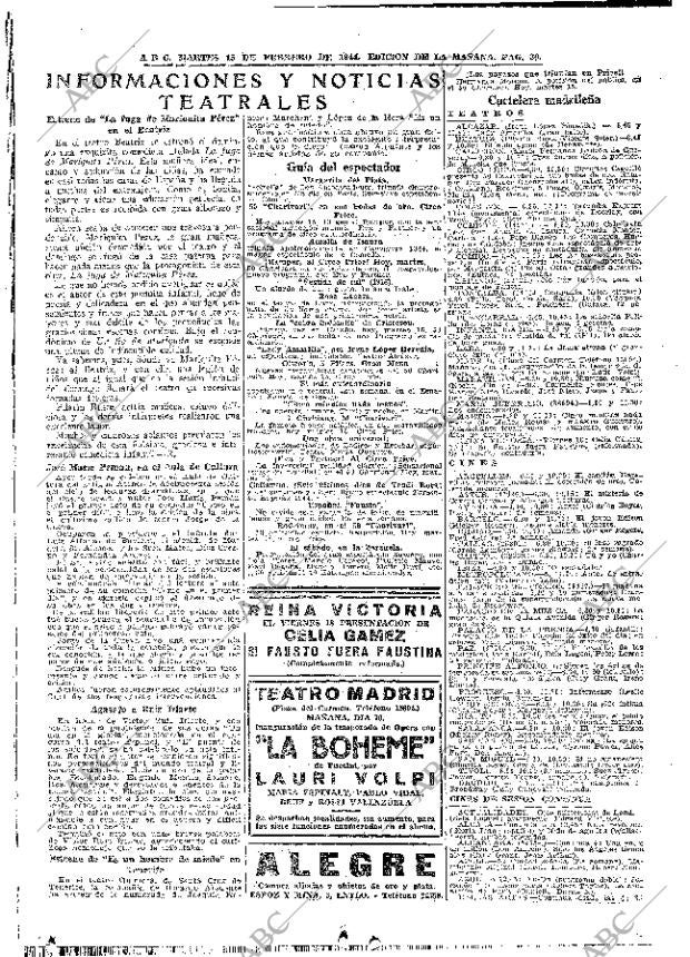 ABC MADRID 15-02-1944 página 30