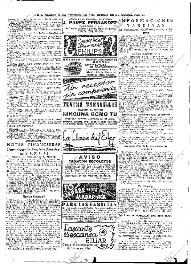 ABC MADRID 15-02-1944 página 31