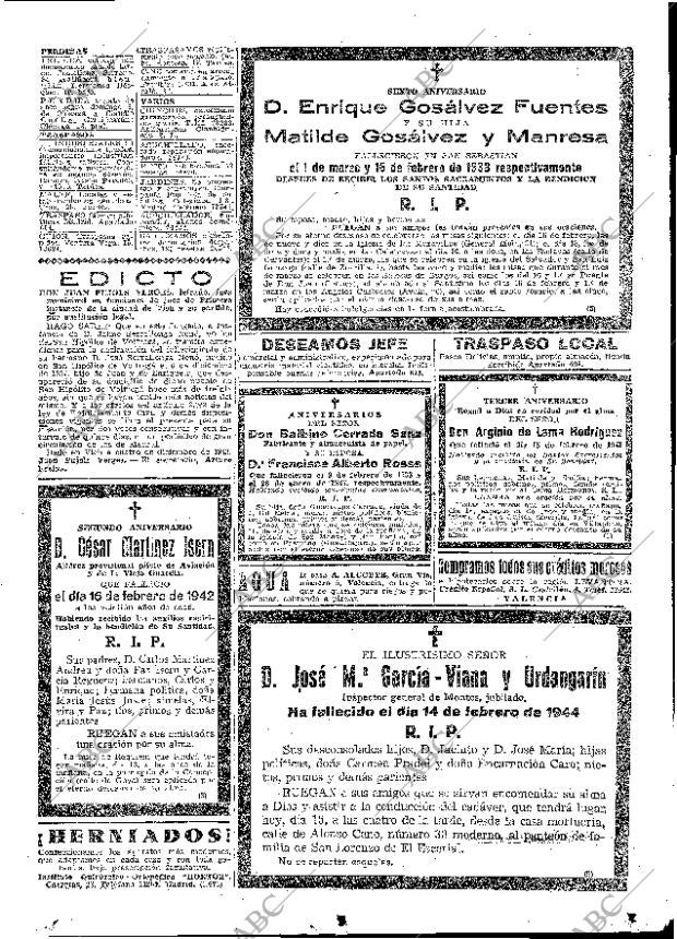 ABC MADRID 15-02-1944 página 33