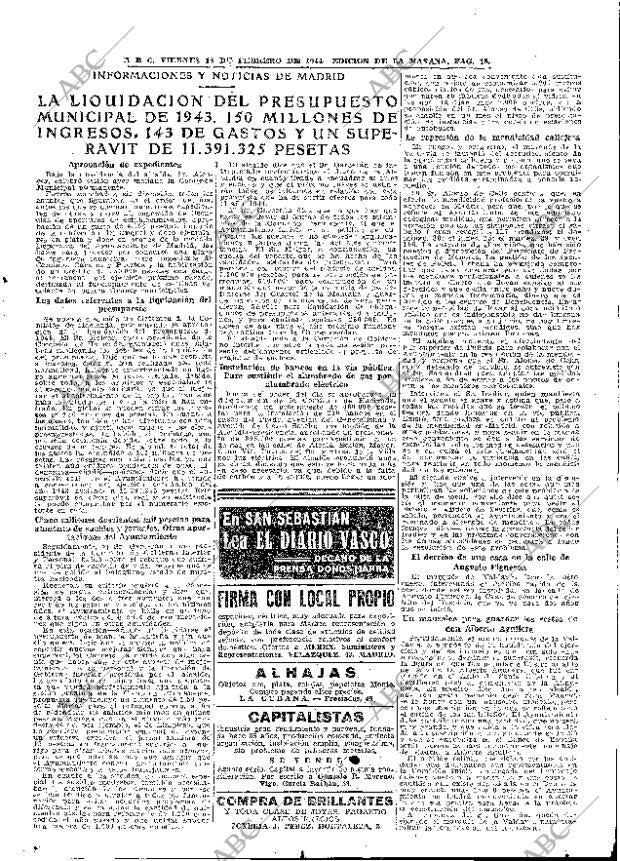 ABC MADRID 18-02-1944 página 15