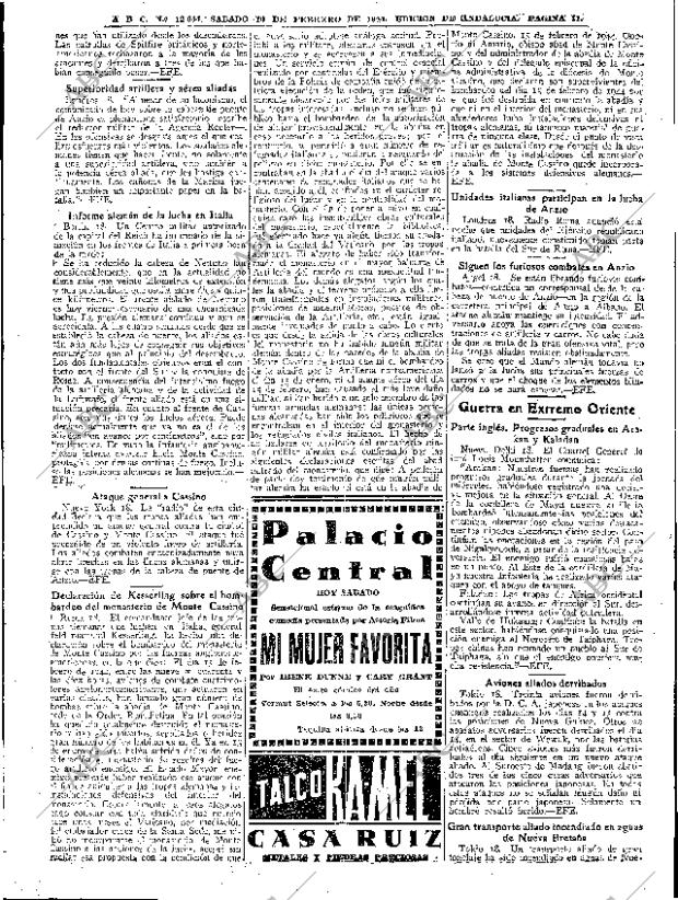 ABC SEVILLA 19-02-1944 página 11