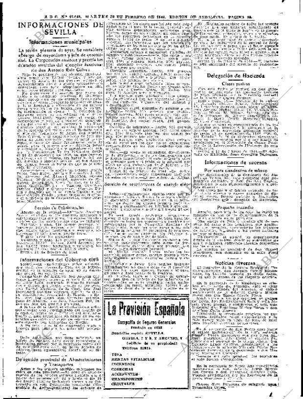 ABC SEVILLA 22-02-1944 página 15