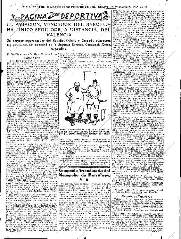 ABC SEVILLA 22-02-1944 página 19