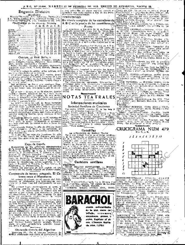 ABC SEVILLA 22-02-1944 página 22