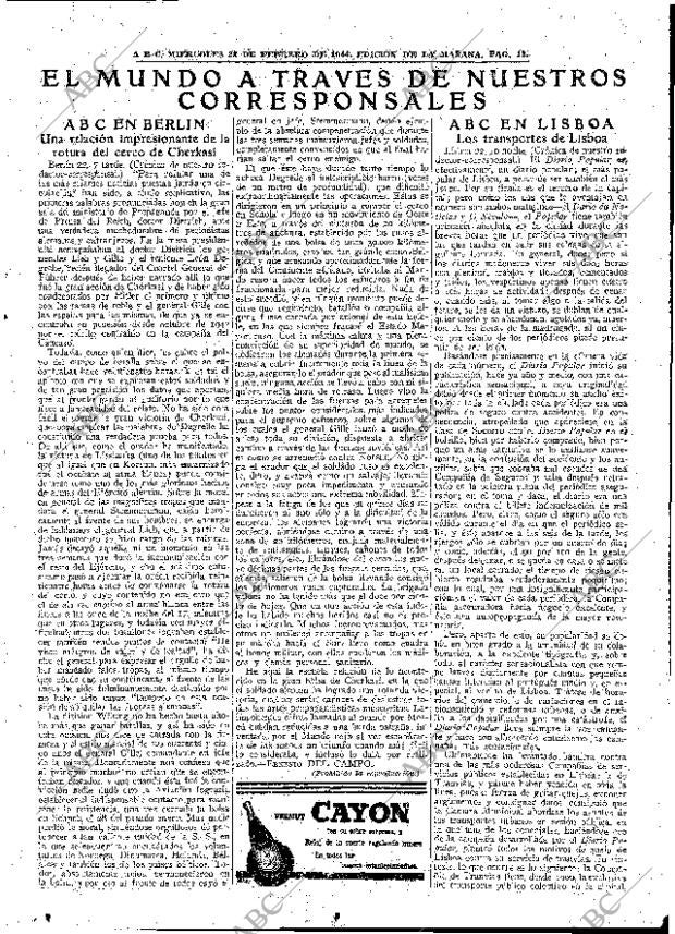 ABC MADRID 23-02-1944 página 13