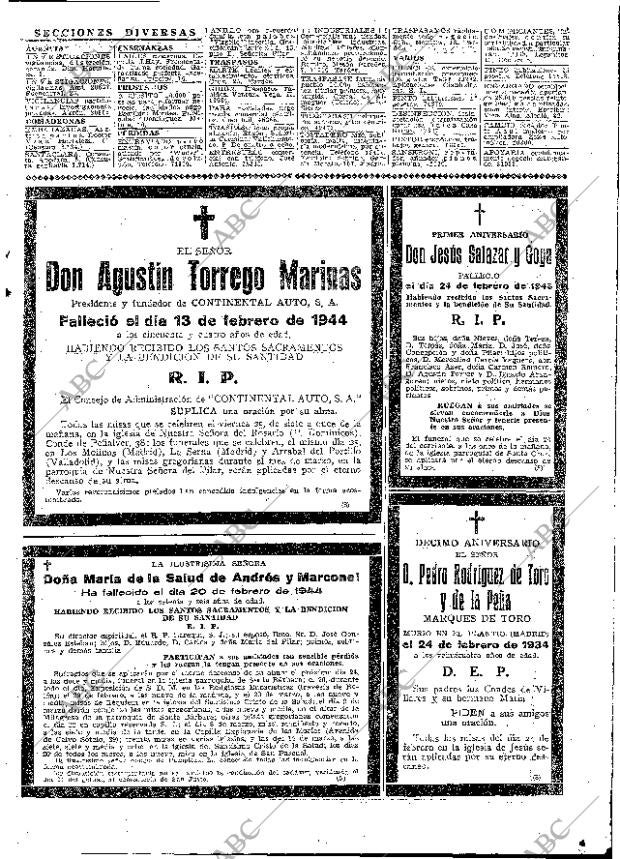 ABC MADRID 23-02-1944 página 19