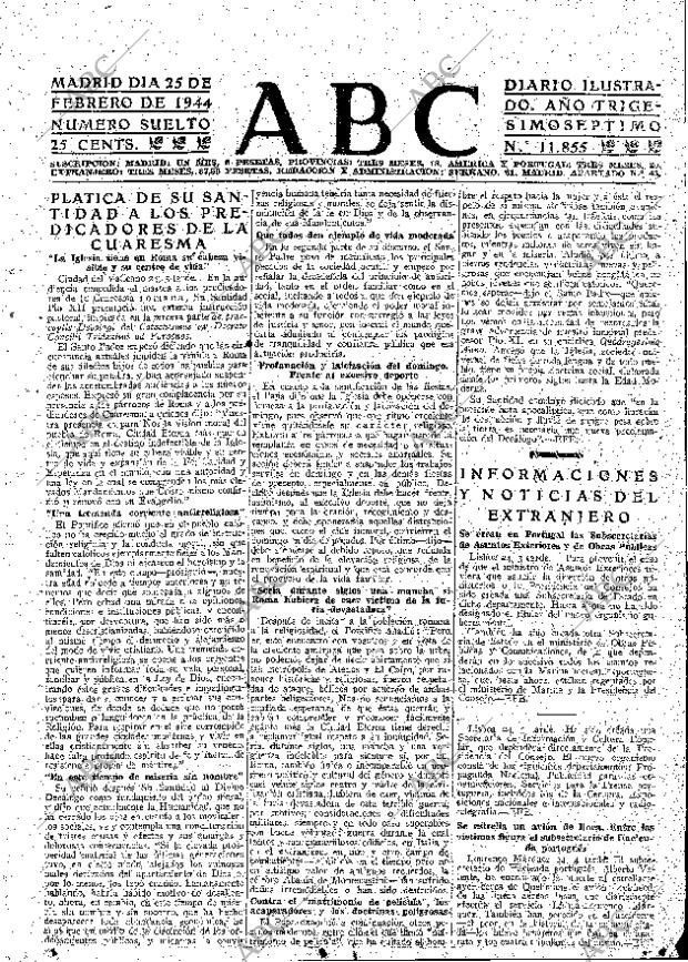 ABC MADRID 25-02-1944 página 7