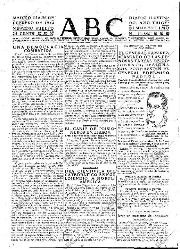 ABC MADRID 26-02-1944 página 7