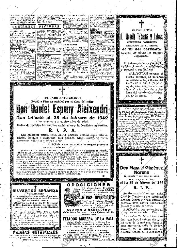 ABC MADRID 27-02-1944 página 41