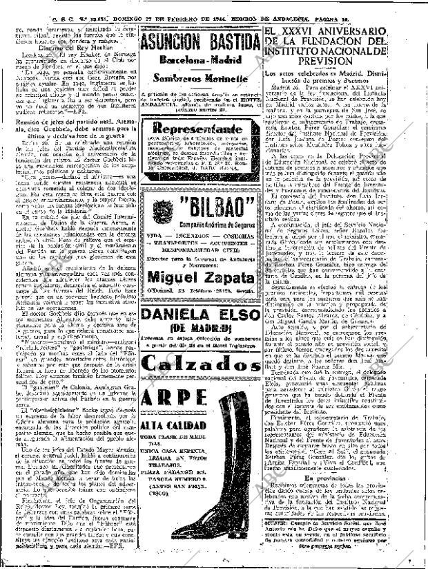 ABC SEVILLA 27-02-1944 página 10