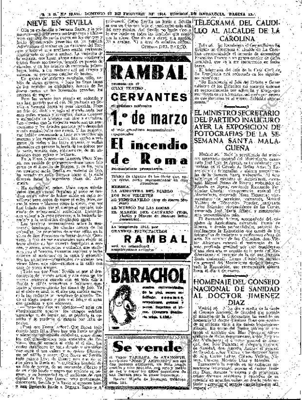 ABC SEVILLA 27-02-1944 página 11