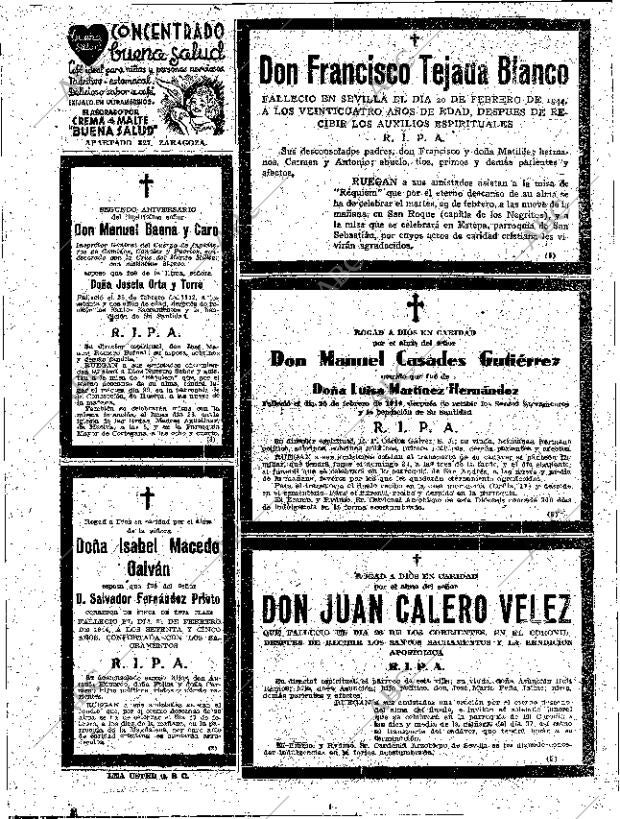 ABC SEVILLA 27-02-1944 página 16