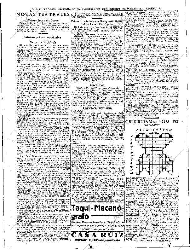 ABC SEVILLA 27-02-1944 página 19